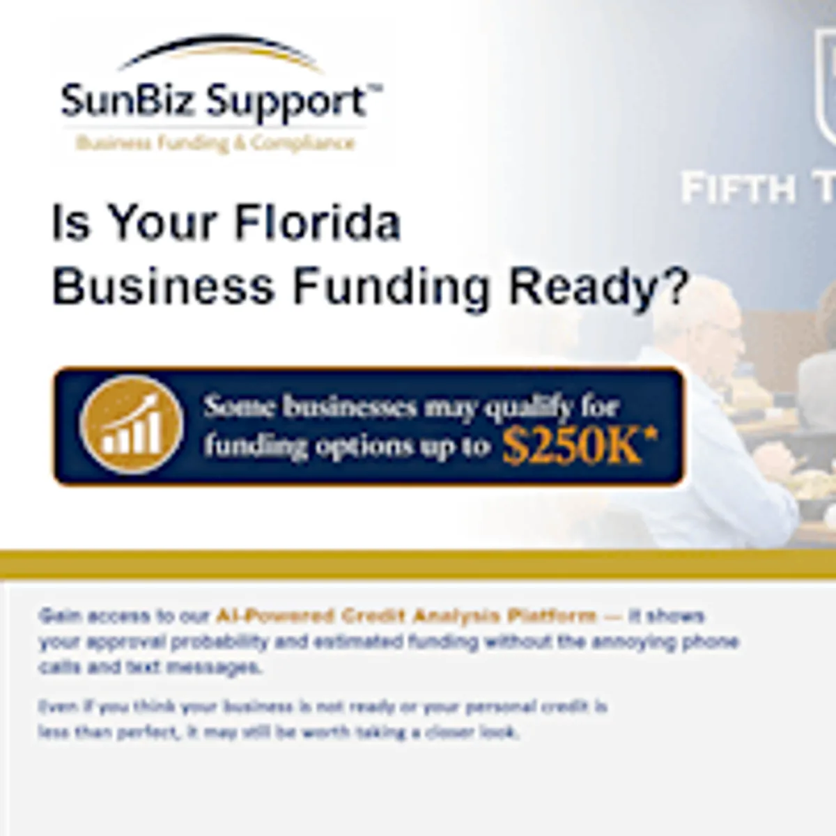 Fifth Third Bank Lunch & Learn: Business Funding Up to $250K