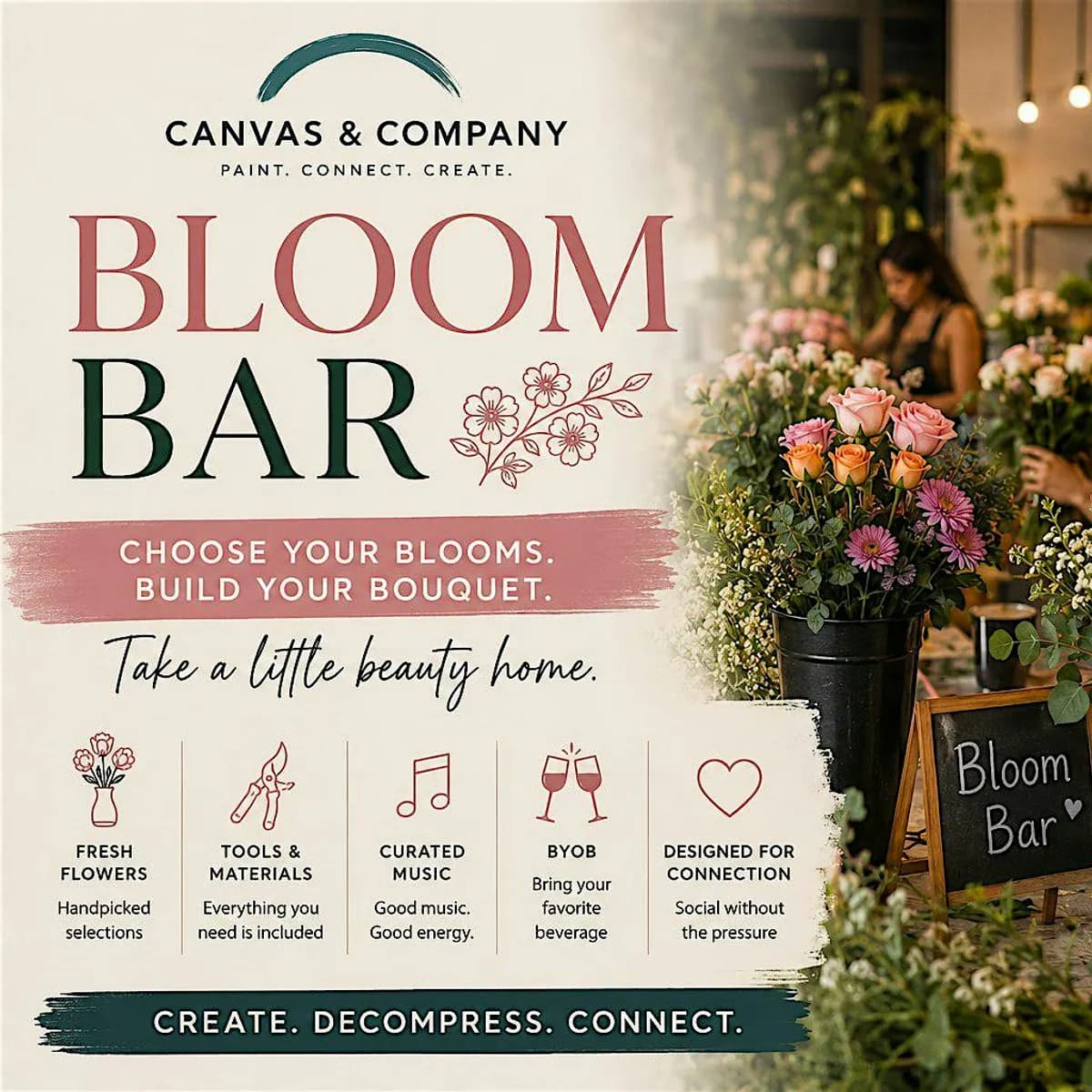 Bloom Bar @ Canvas & Company | BYOB | WPB