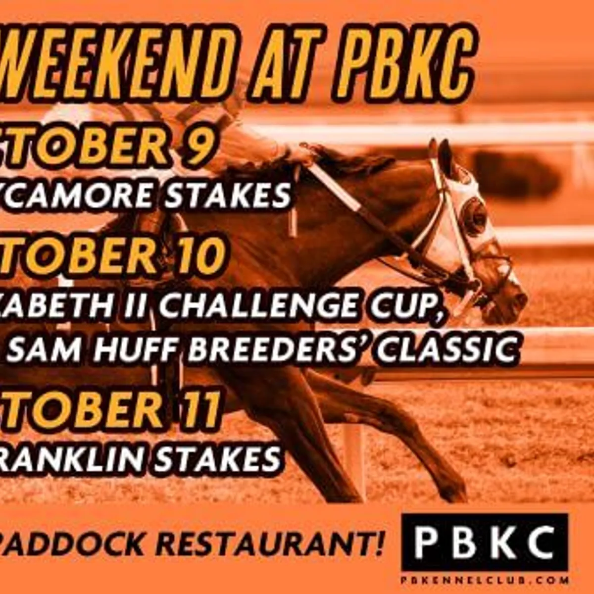 SUPER OTB ACTION - OCT. 9-11