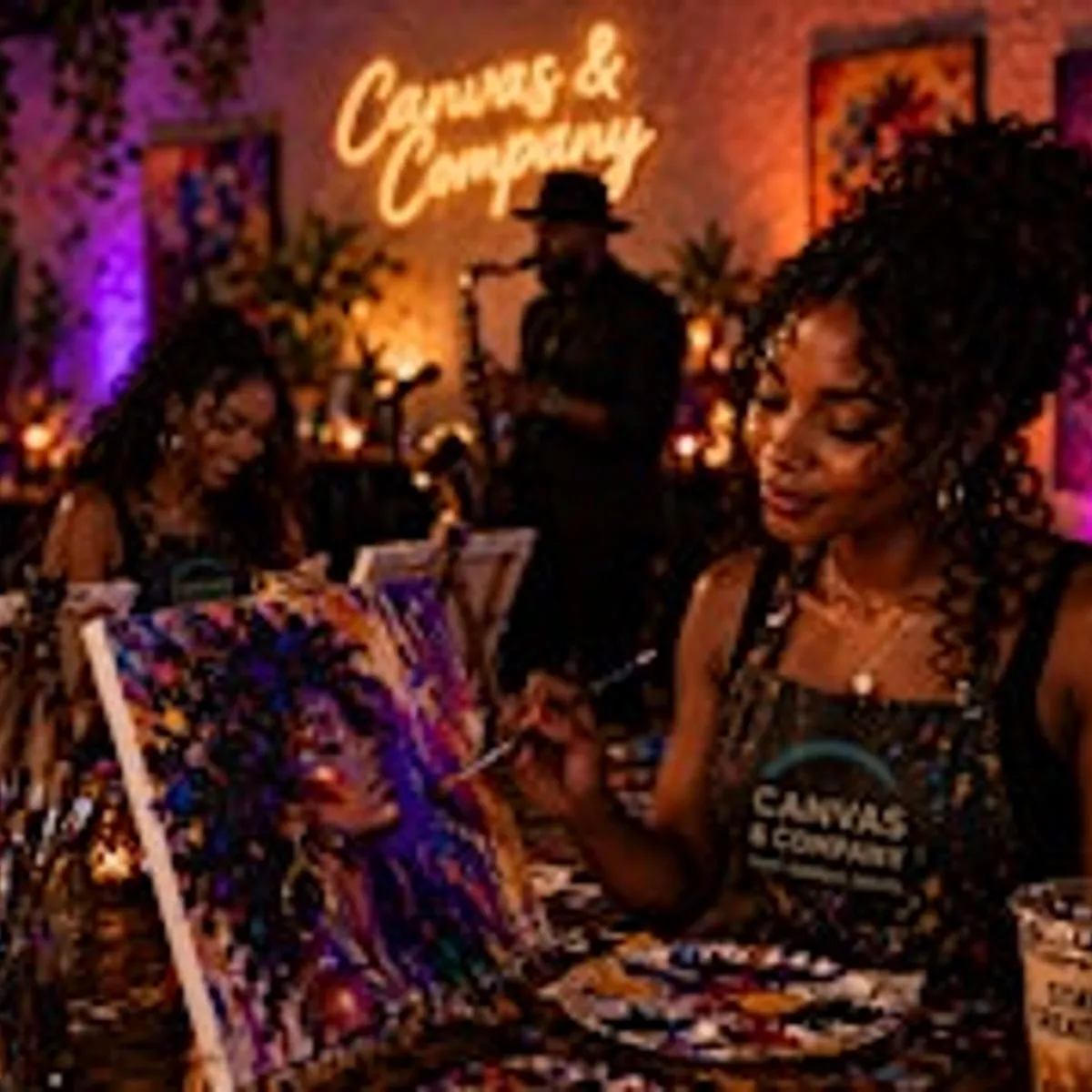 Soulful Strokes: Neo-Soul Paint & Sip | West Palm Beach