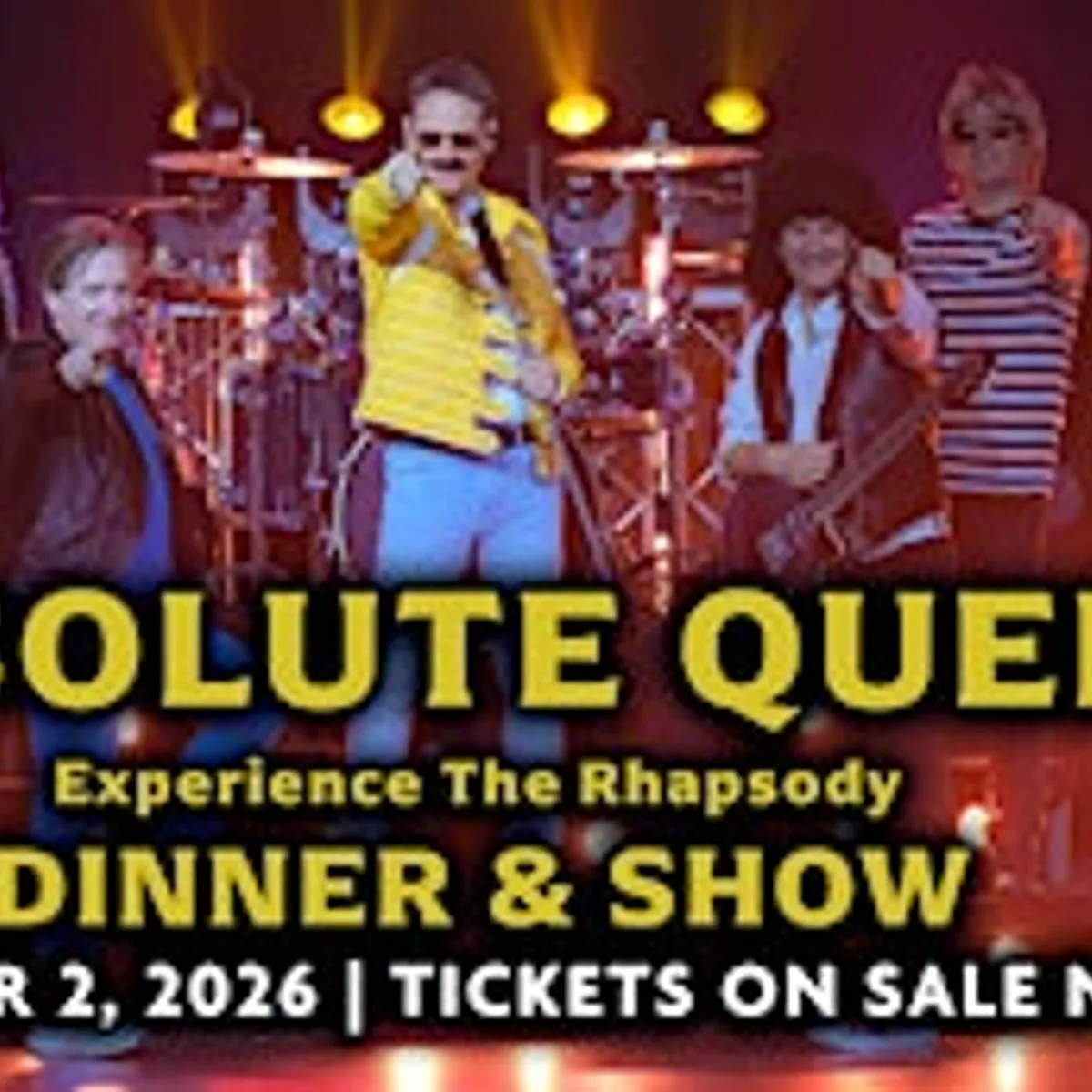 PBKC presents "Absolute Queen" -A Tribute to Queen Dinner & Show