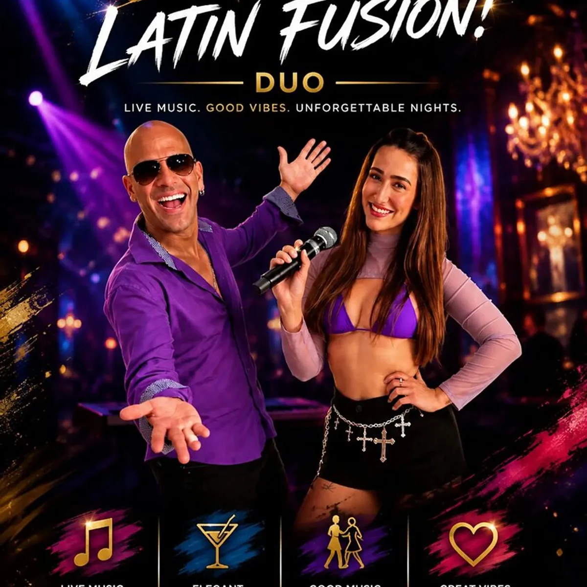 Latin Night Thursdays–with SABOR Latin Fusion Duo Includes Dinner & Drinks