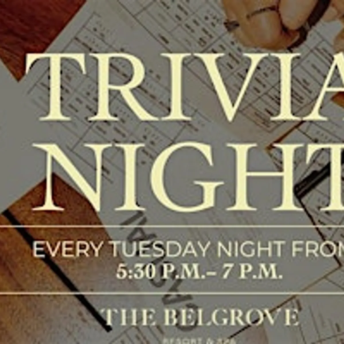 Trivia Night at The Belgrove