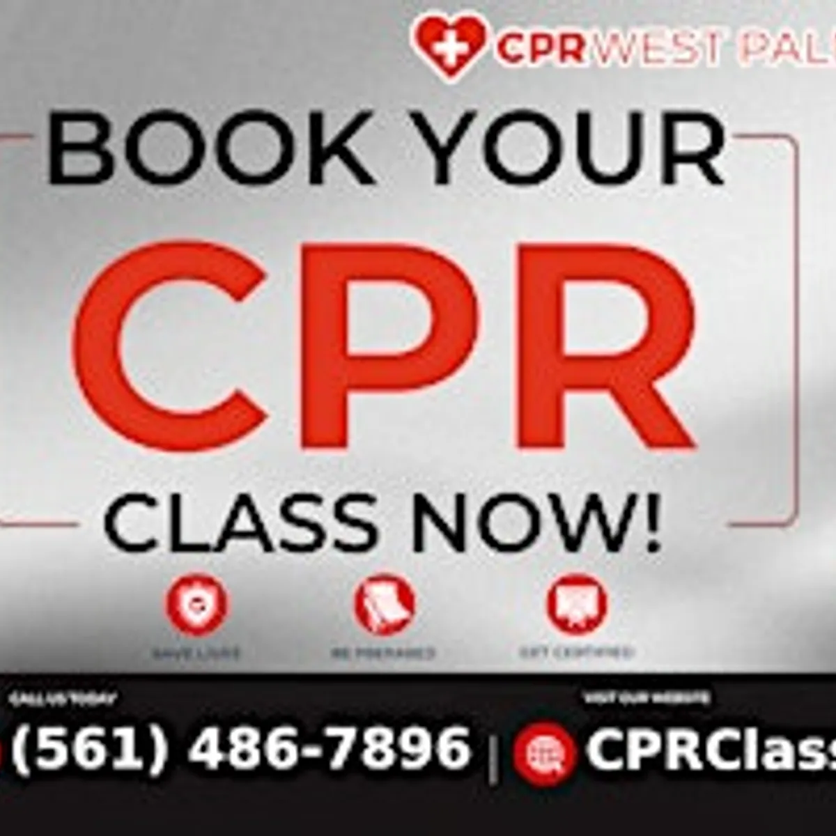 Infant Red Cross BLS CPR and AED Class in West Palm Beach, FL.