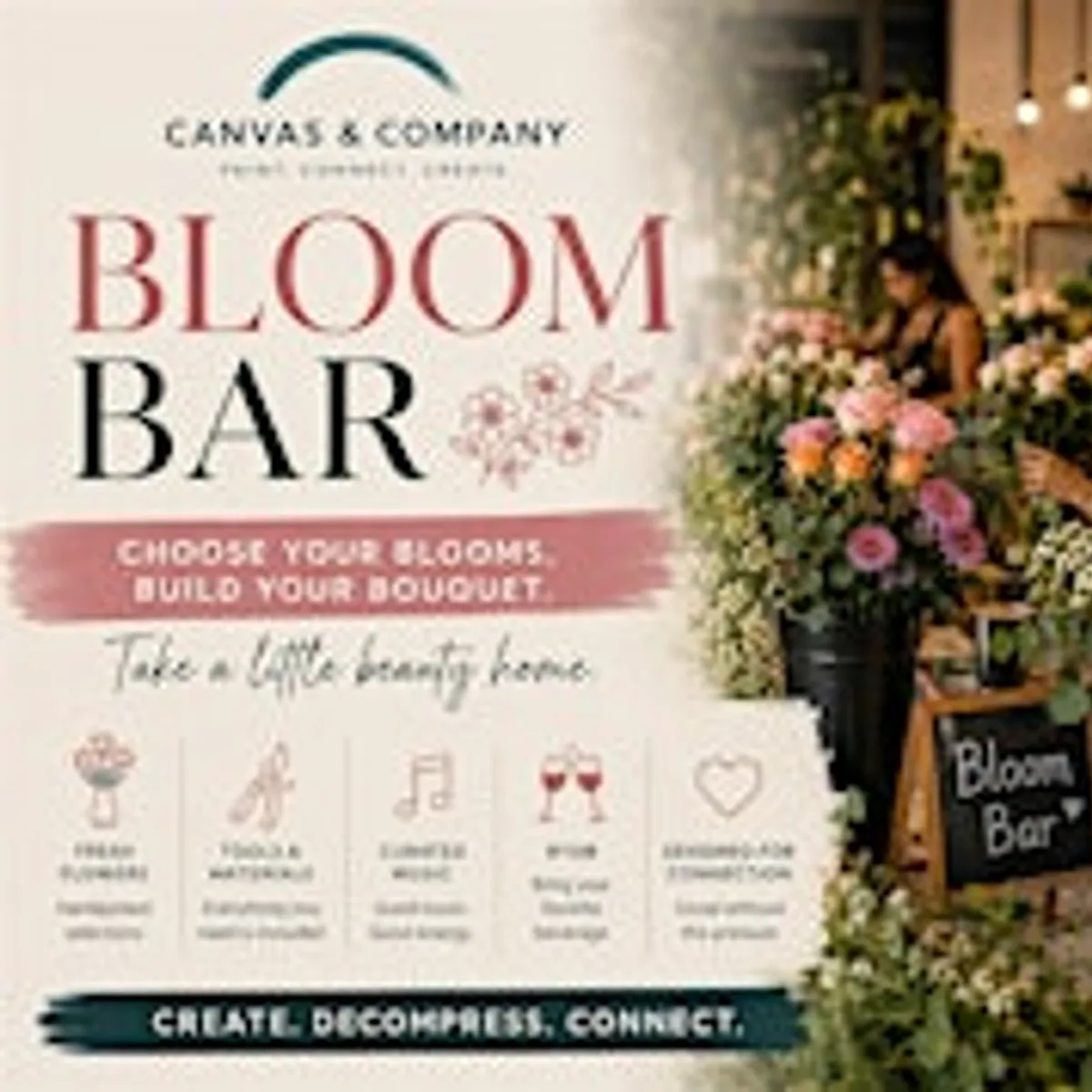 Bloom Bar @ Canvas & Company | BYOB | WPB