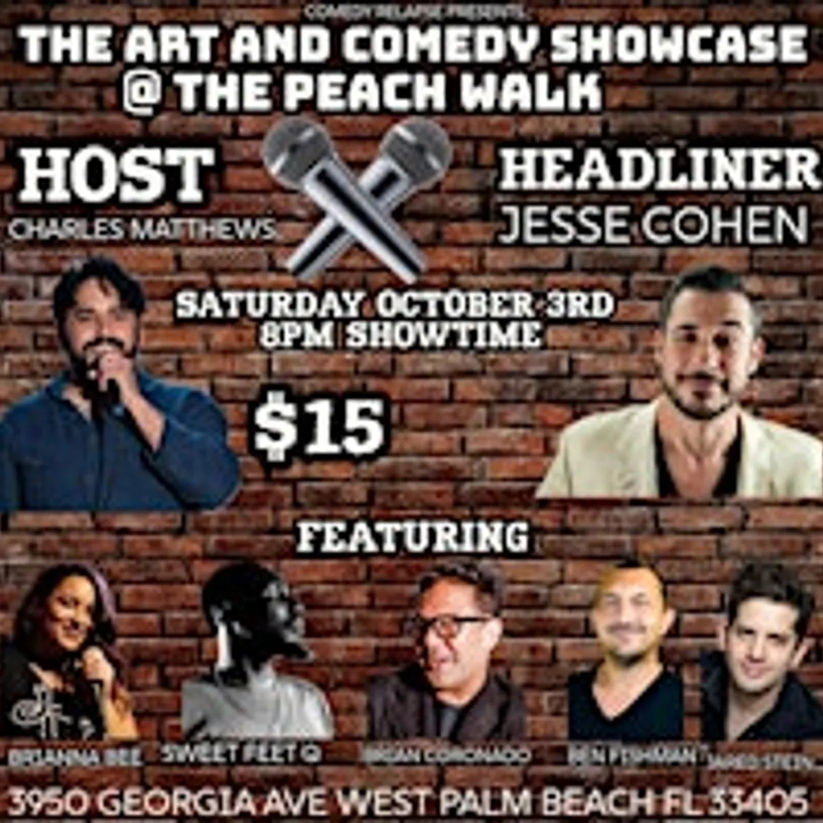 THE ART AND COMEDY SHOWCASE AT THE PEACH