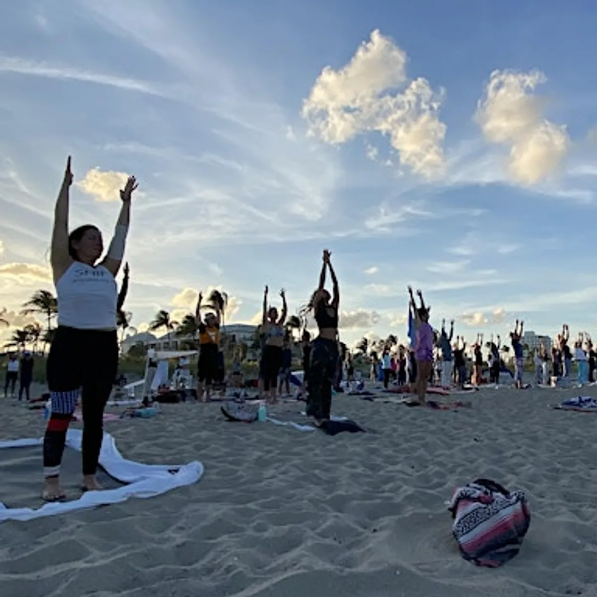 Sunset Beach Yoga Gulfstream Park Delray Beach