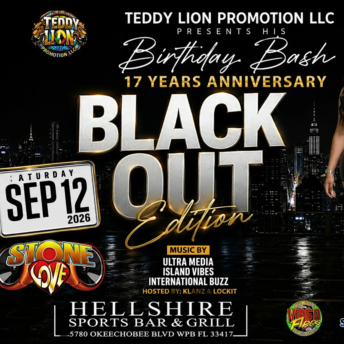 BLACKOUT BDAY BASH