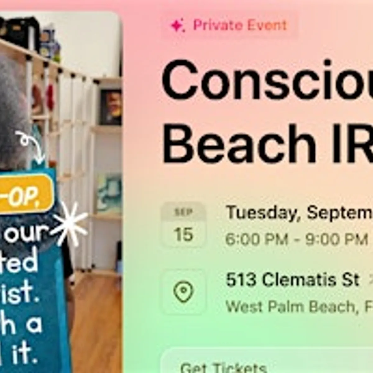Conscious Palm Beach IRL