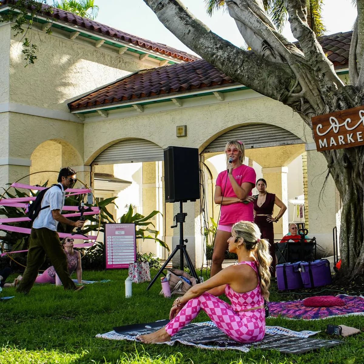 Coco Market Delray Goes Pink