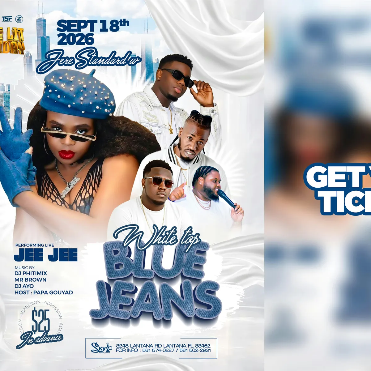 TEAM STRESS FREE & ZAPATANN PRESENT JEEJEE LIVE AT SKY HOOKAH LOUNGE