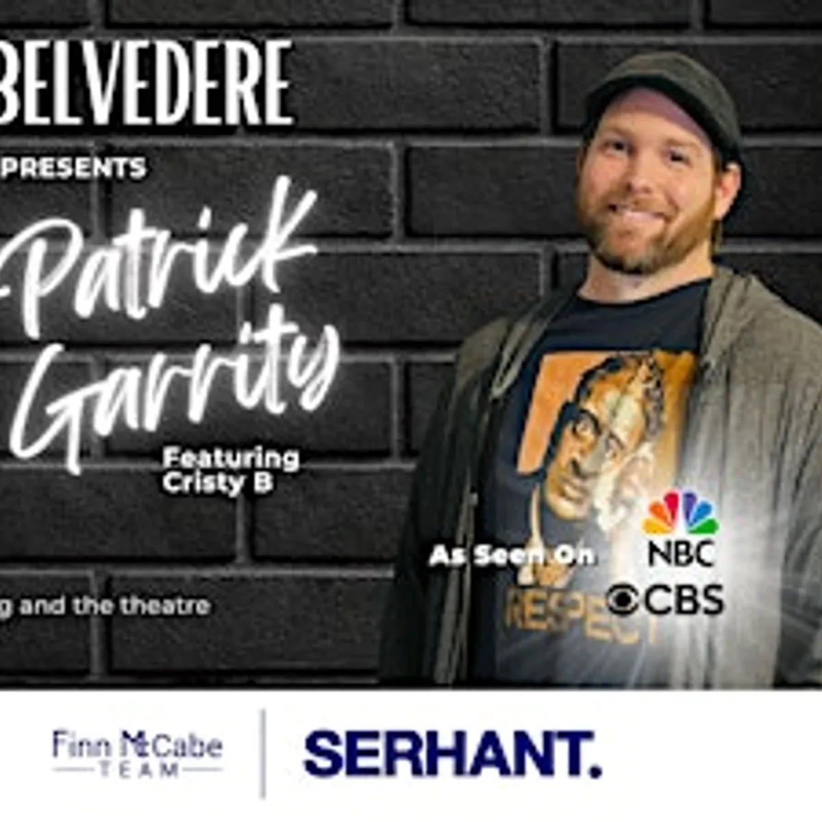 Comedian Patrick Garrity at The Belvedere