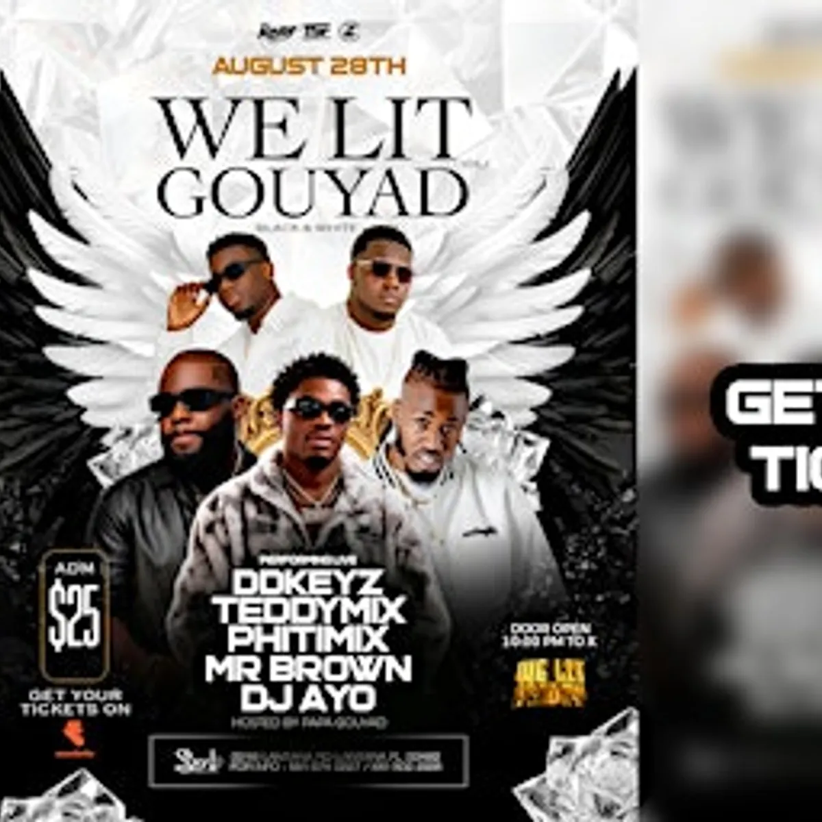 WE LIT GOUYAD V0L 2 BROUGHT BY TEAM STRESS FREE & ZAPATANN @SKY ON AUG 28TH