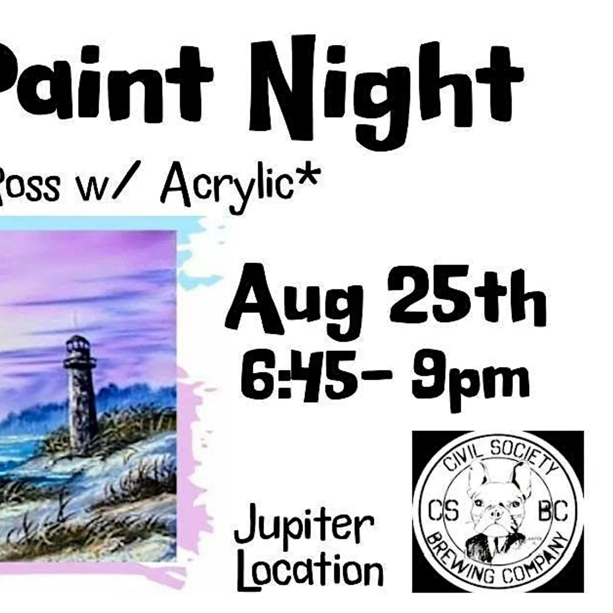 Bob Ross Paint Night