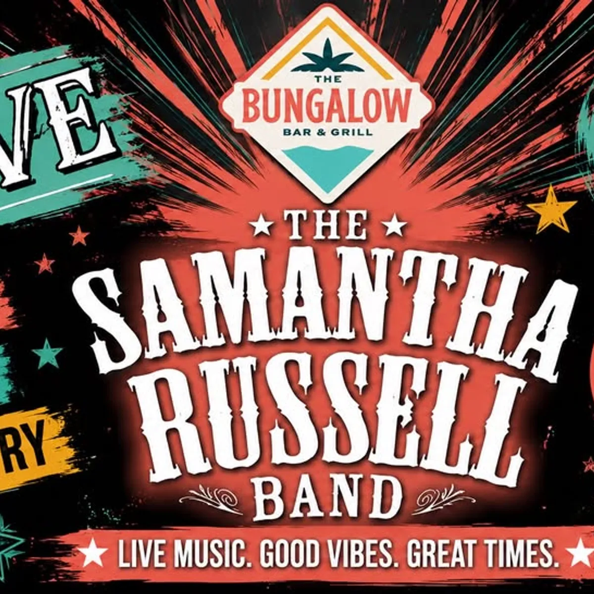 The Samantha Russell Band at The Bungalow Bar & Grill, Boynton Bch