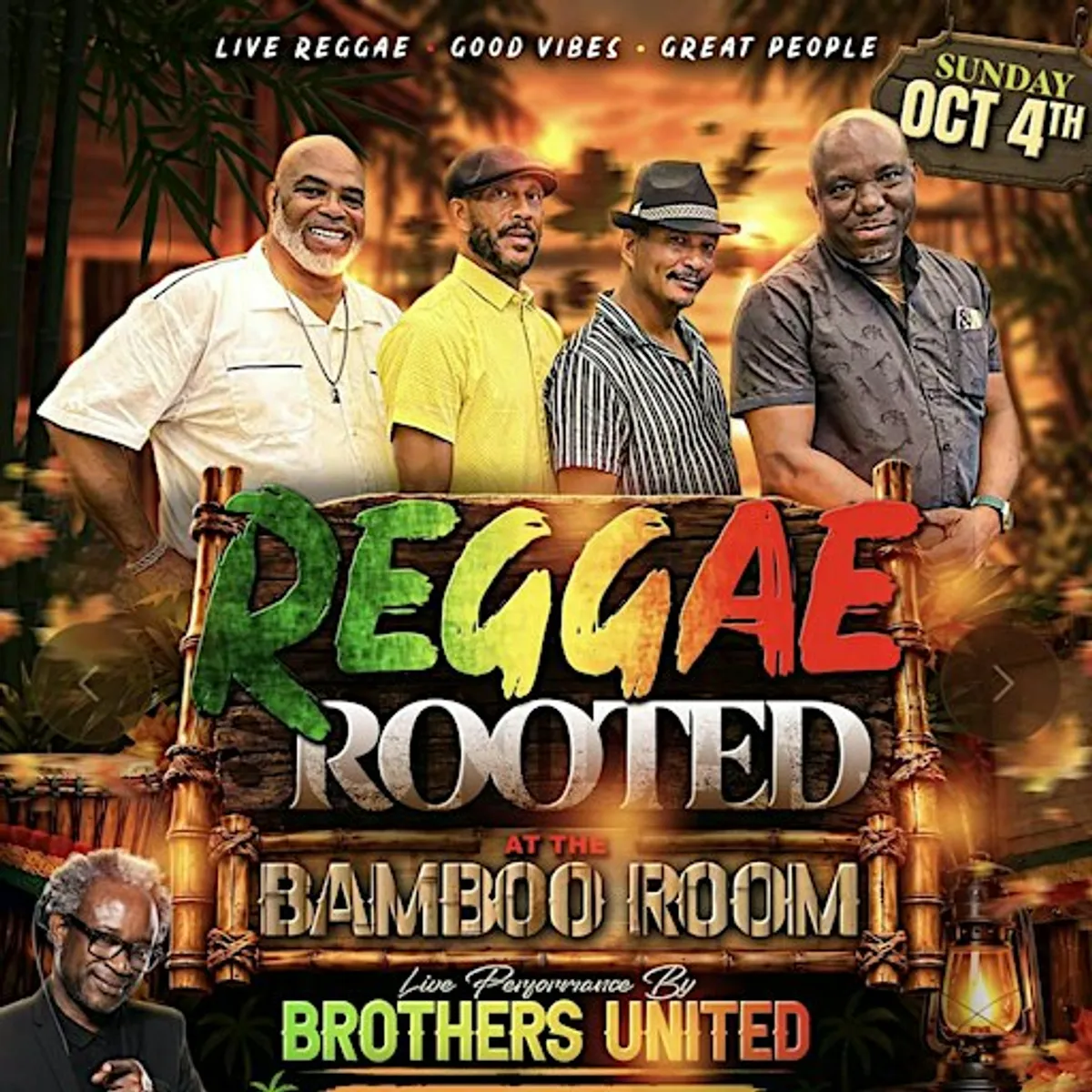 Reggae Rooted at The Bamboo Room