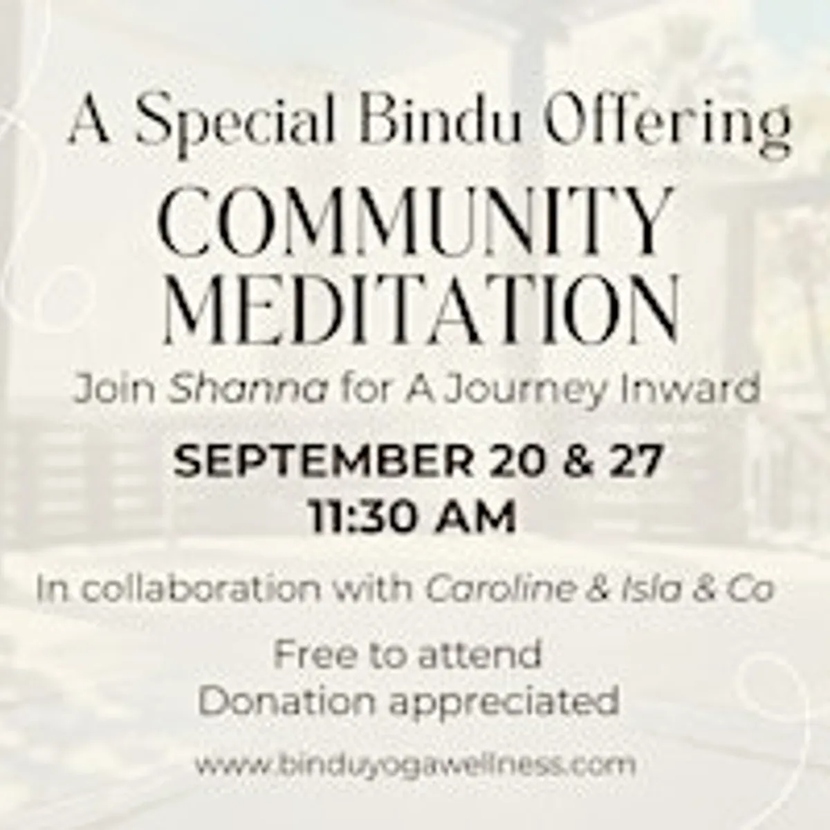 Community Meditation