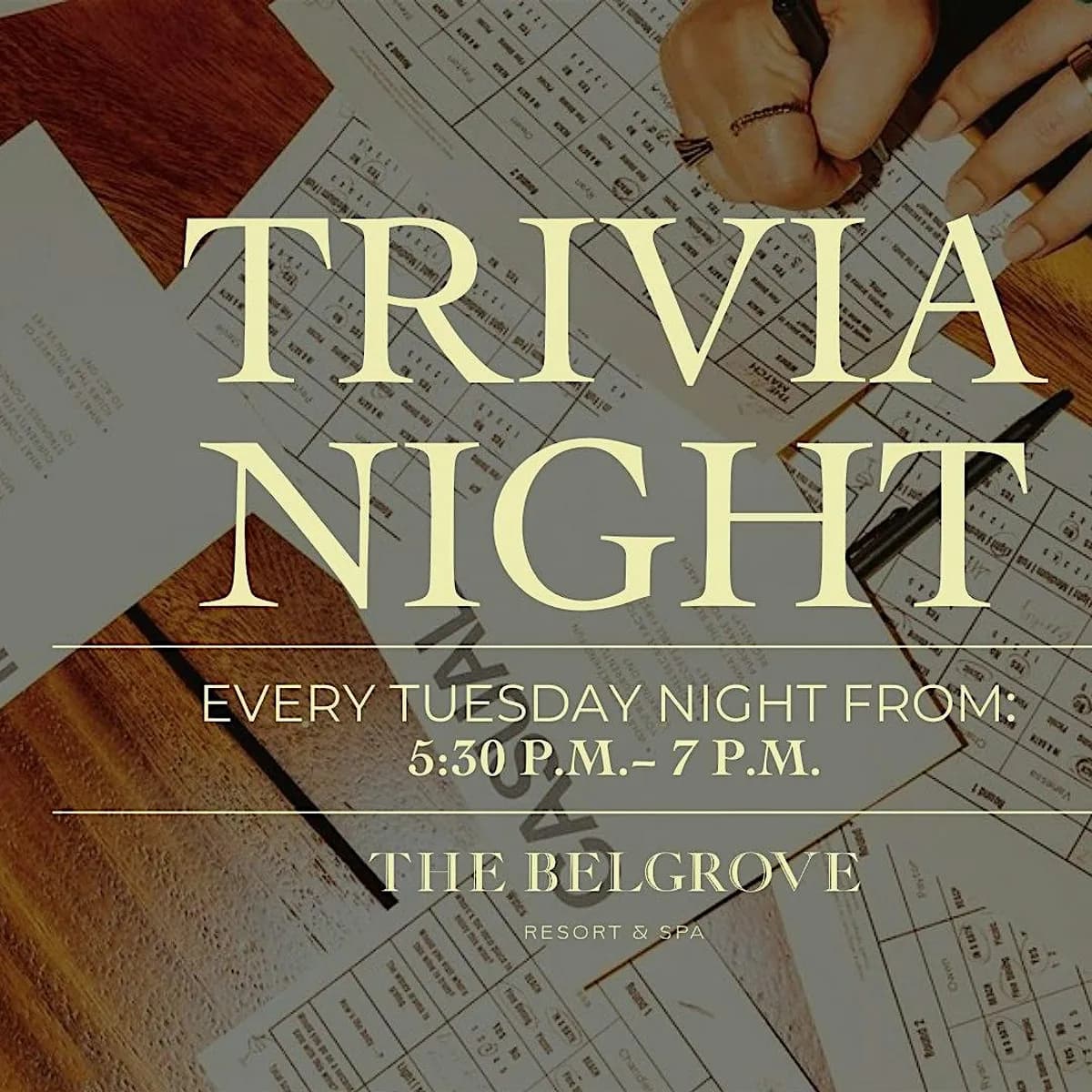 Trivia Night at The Belgrove