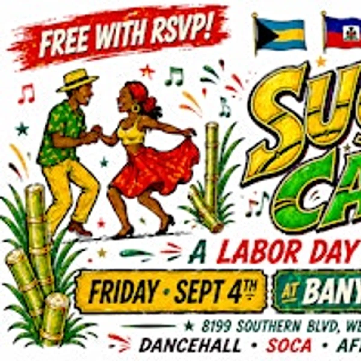 SUGAR CANE: A Labor Day Pop-Up Fête | FREE with RSVP