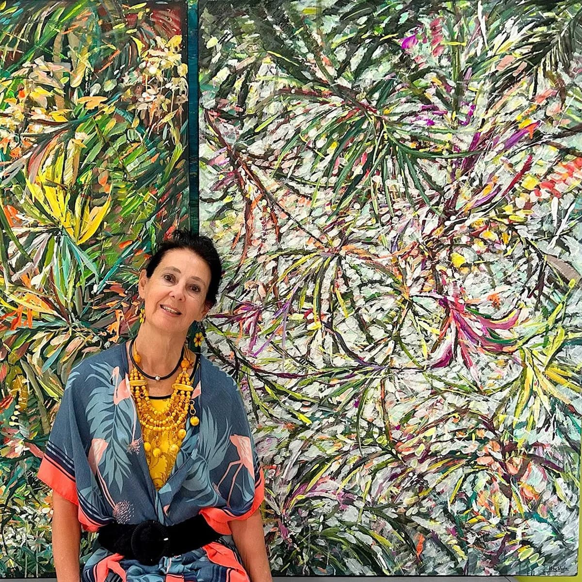 Marleen De Waele – De Bock: Blooming in Color! Exhibition Opening — Old School Square
