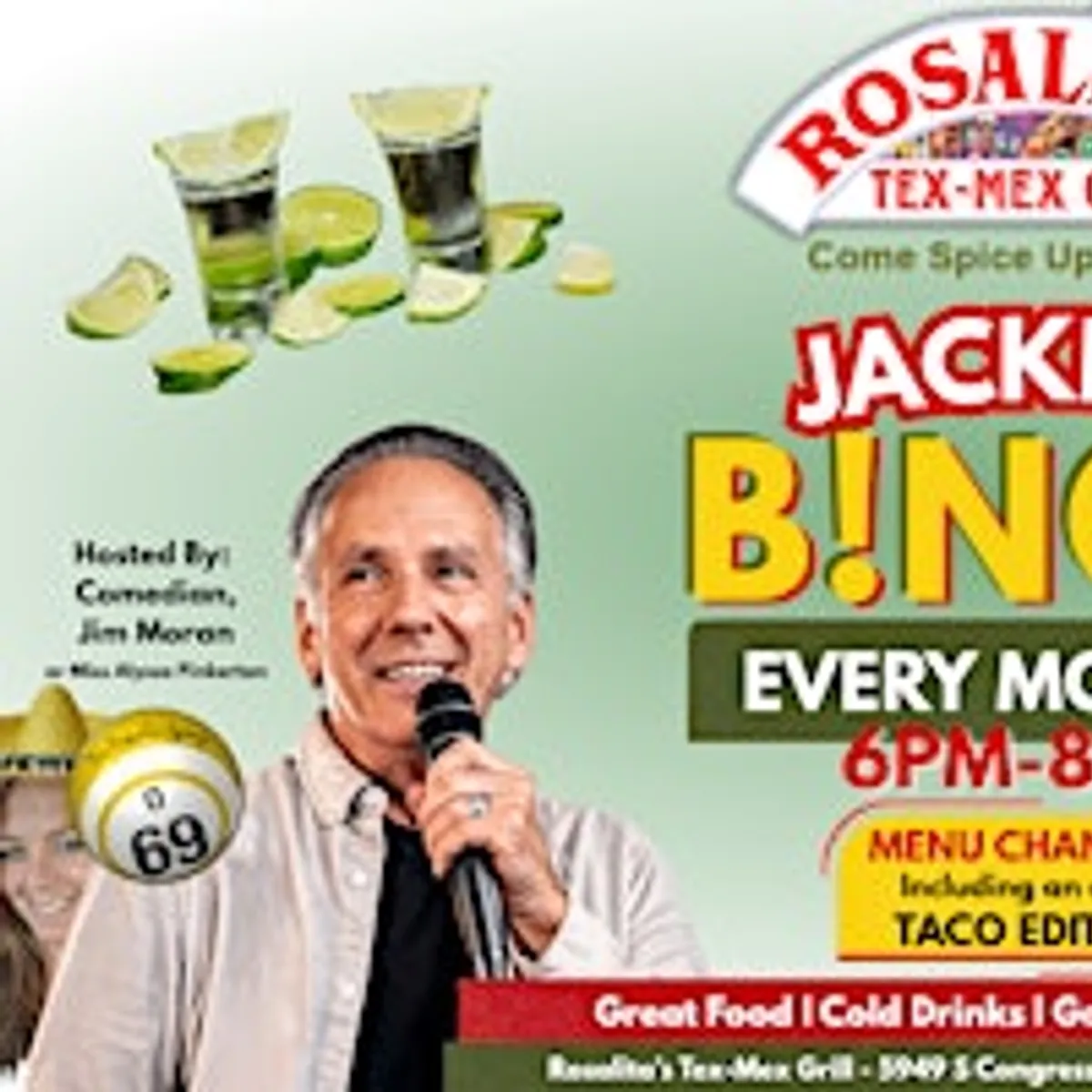 Jackpot Bingo Mondays at Rosalita's