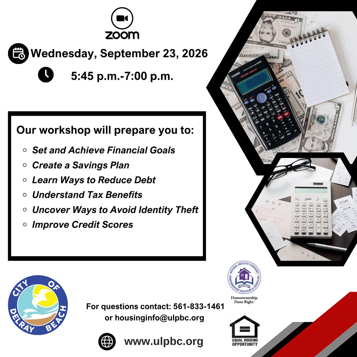 Virtual Financial Education Workshop