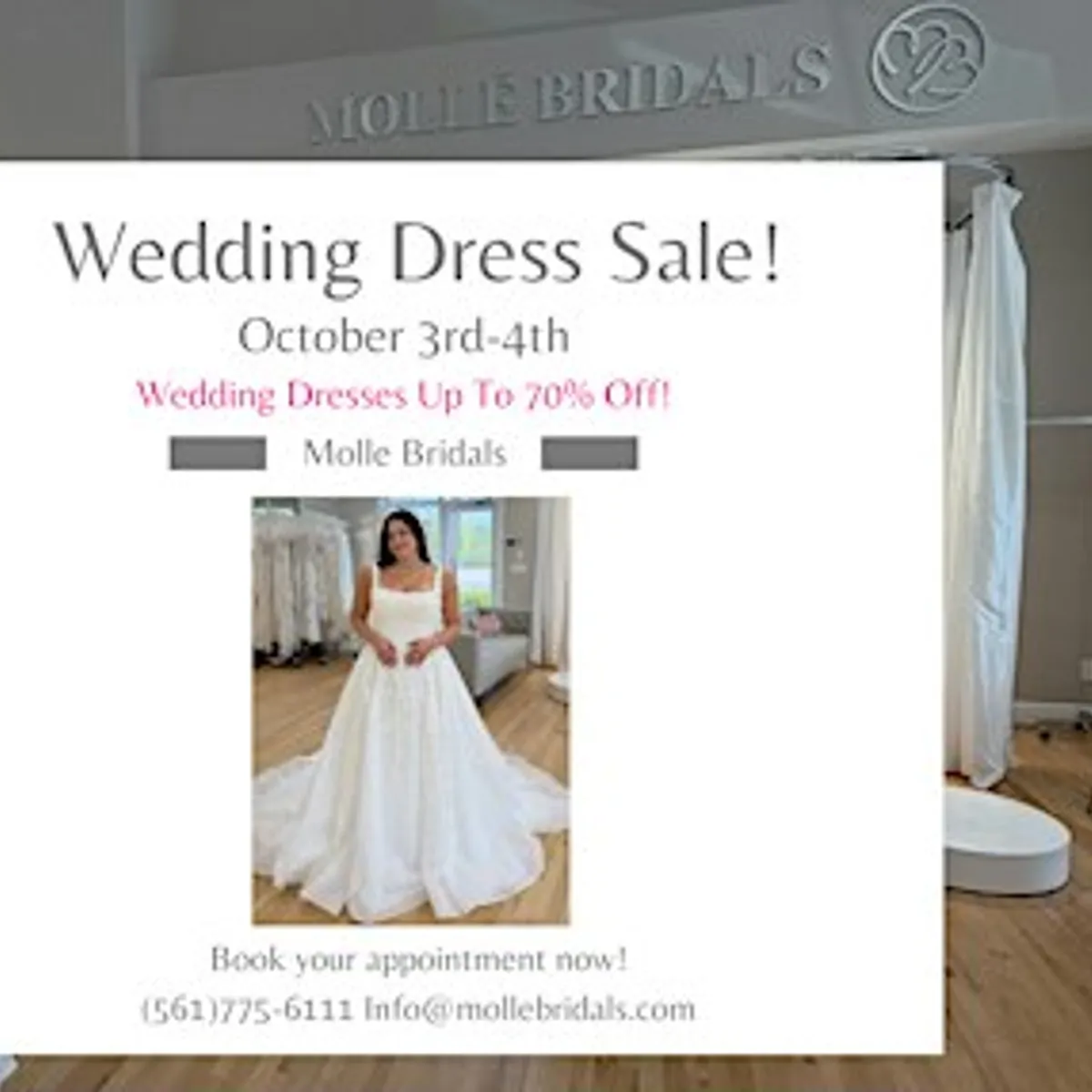 Molle Bridals Wedding Dress Sale