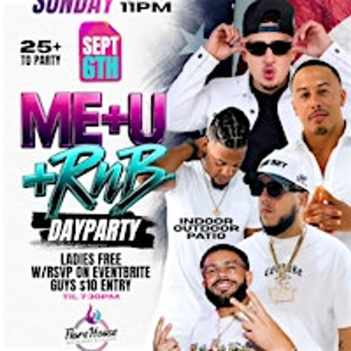 Sunday Sept.6 ME+U R&B Day Party | Ladies FREE RSVP | 25+